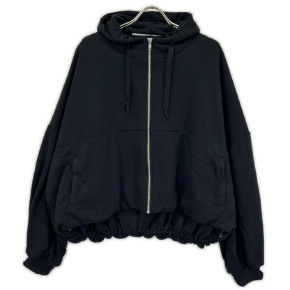 COGTHEBIGSMOKE コグザビッグスモーク 12801-209-1218 ブラック コットン ドローストリング LINDA PUFFY HOODIE トップス