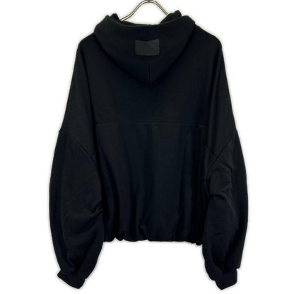 COGTHEBIGSMOKE コグザビッグスモーク 12801-209-1218 ブラック コットン ドローストリング LINDA PUFFY HOODIE トップス