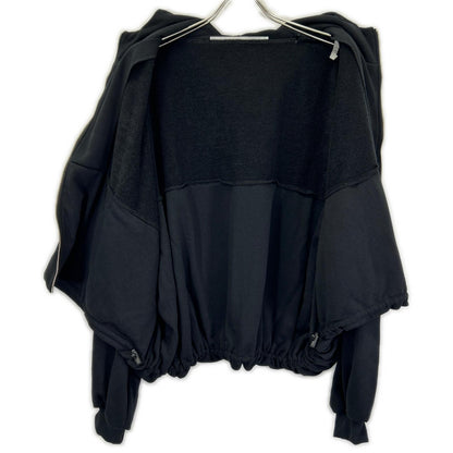 COGTHEBIGSMOKE コグザビッグスモーク 12801-209-1218 ブラック コットン ドローストリング LINDA PUFFY HOODIE トップス