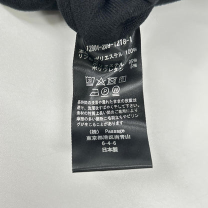 COGTHEBIGSMOKE コグザビッグスモーク 12801-209-1218 ブラック コットン ドローストリング LINDA PUFFY HOODIE トップス