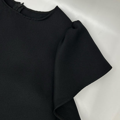 MAISON de DOLCE メゾンドドルチェ 26SS mdtp60189bk ブラック ポリエステル フリルスリーブ リリートップス トップス