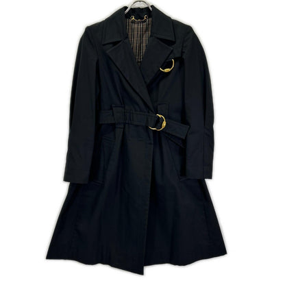 GUCCI グッチ トムフォード期　08年製 200254 ZS030 ブラック G金具 トレンチコート コート