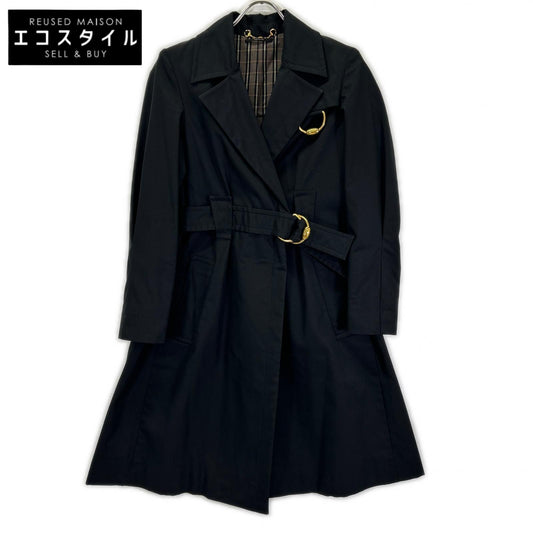 GUCCI グッチ トムフォード期　08年製 200254 ZS030 ブラック G金具 トレンチコート コート