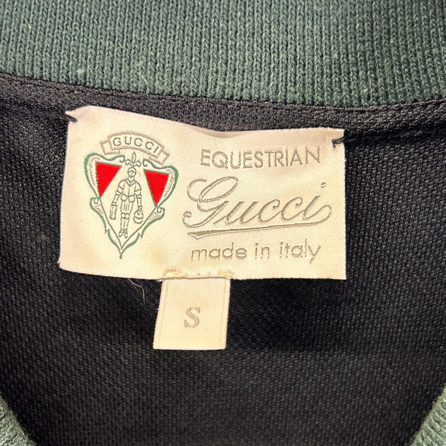GUCCI グッチ 310320 ブラック シェリーライン ショートスリーブ ポロシャツ トップス