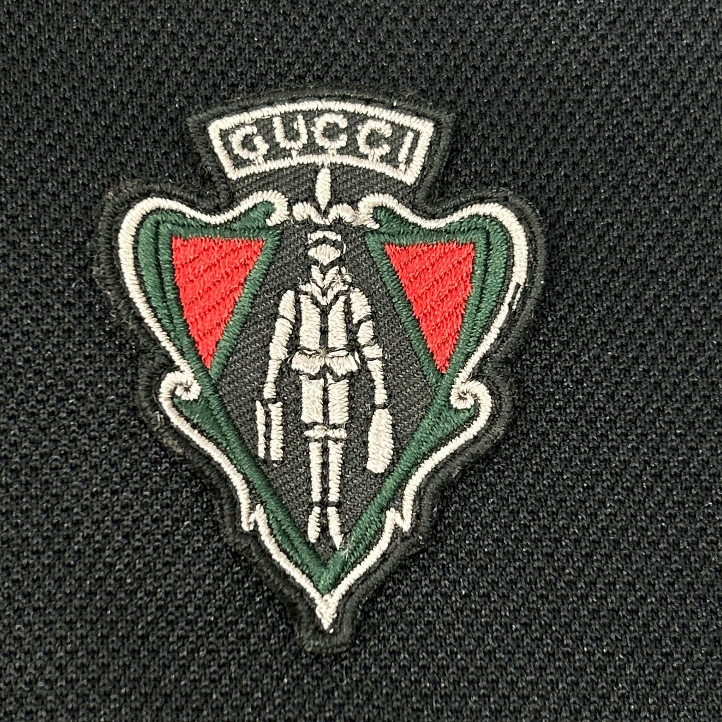 GUCCI グッチ 310320 ブラック シェリーライン ショートスリーブ ポロシャツ トップス