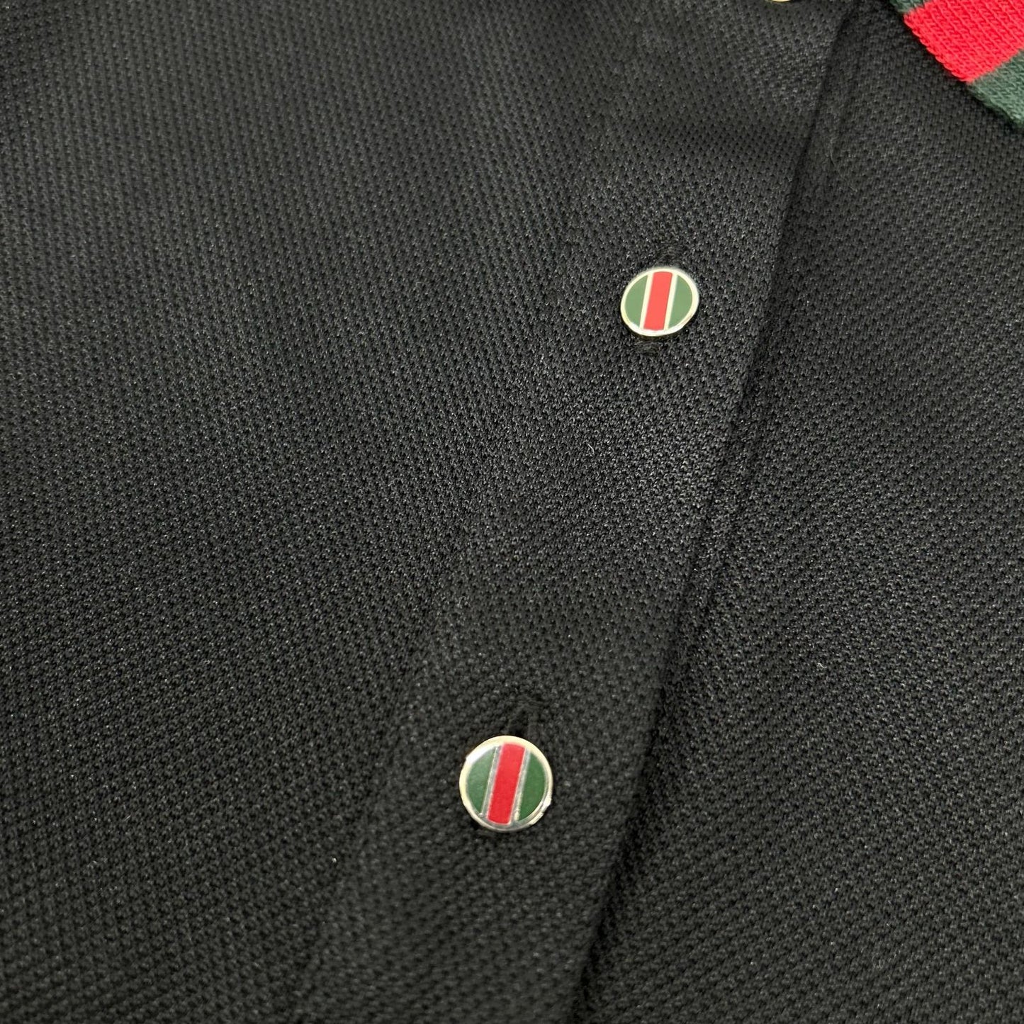 GUCCI グッチ 310320 ブラック シェリーライン ショートスリーブ ポロシャツ トップス