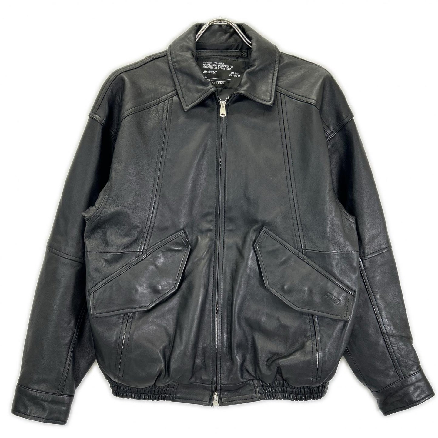 AVIREX アヴィレックス 783-5950024 ブラック LEATHER CWU BLOUSON ジャケット