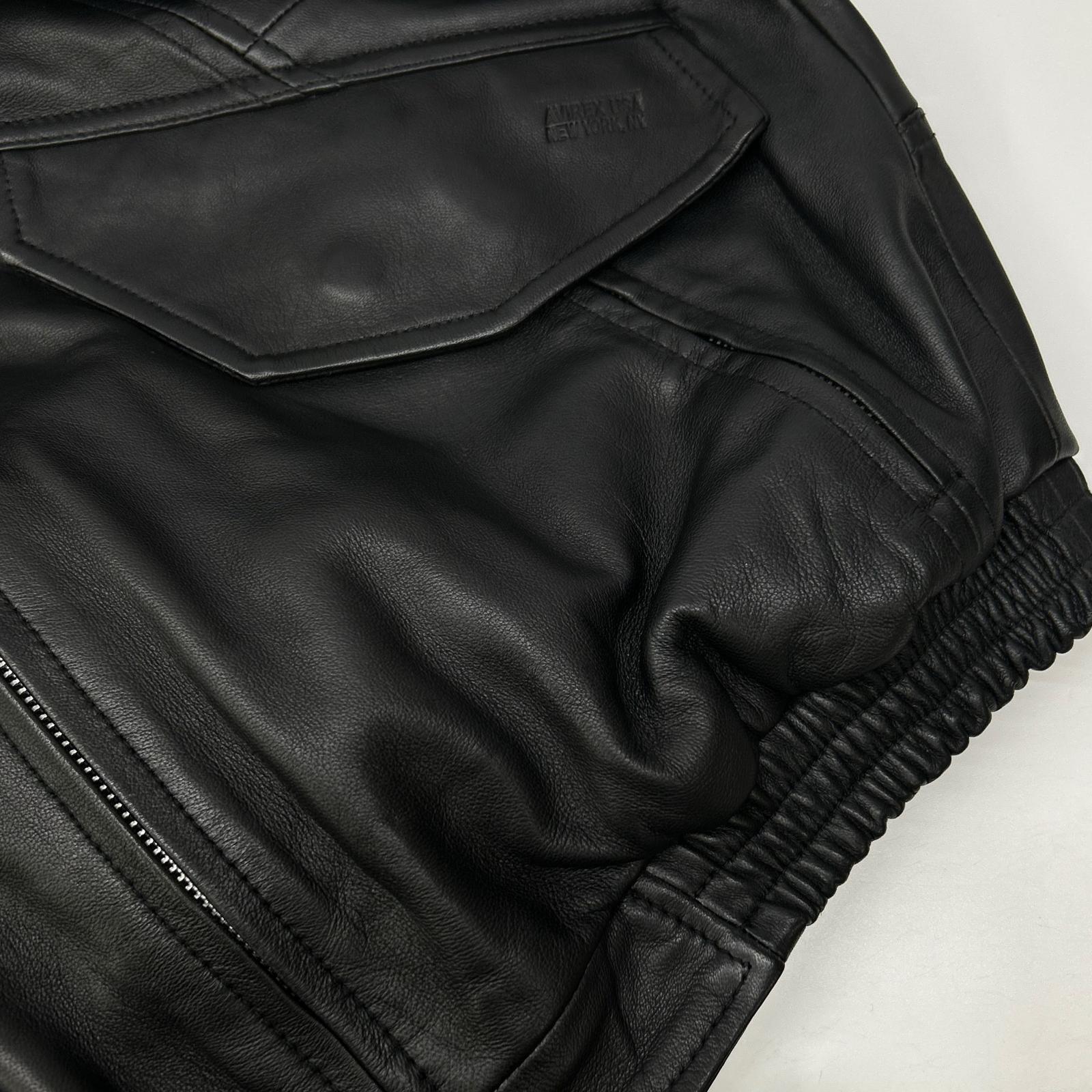AVIREX アヴィレックス 783-5950024 ブラック LEATHER CWU BLOUSON ジャケット