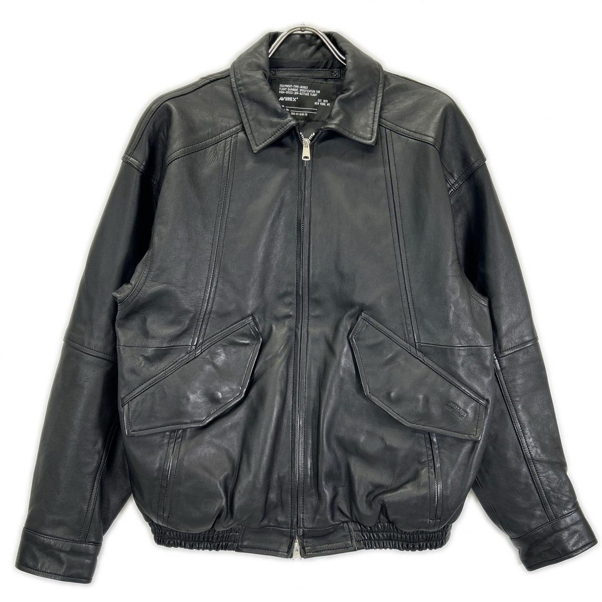 AVIREX アヴィレックス 783-5950024 ブラック LEATHER CWU BLOUSON ジャケット