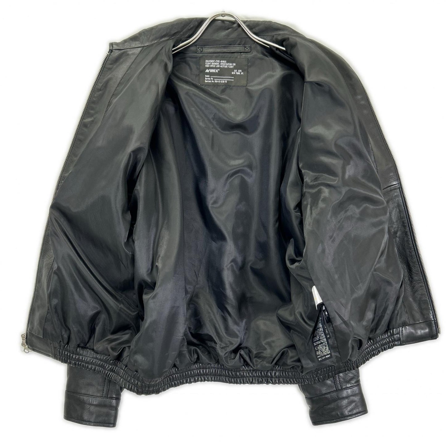 AVIREX アヴィレックス 783-5950024 ブラック LEATHER CWU BLOUSON ジャケット