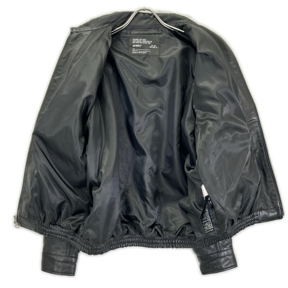 AVIREX アヴィレックス 783-5950024 ブラック LEATHER CWU BLOUSON ジャケット