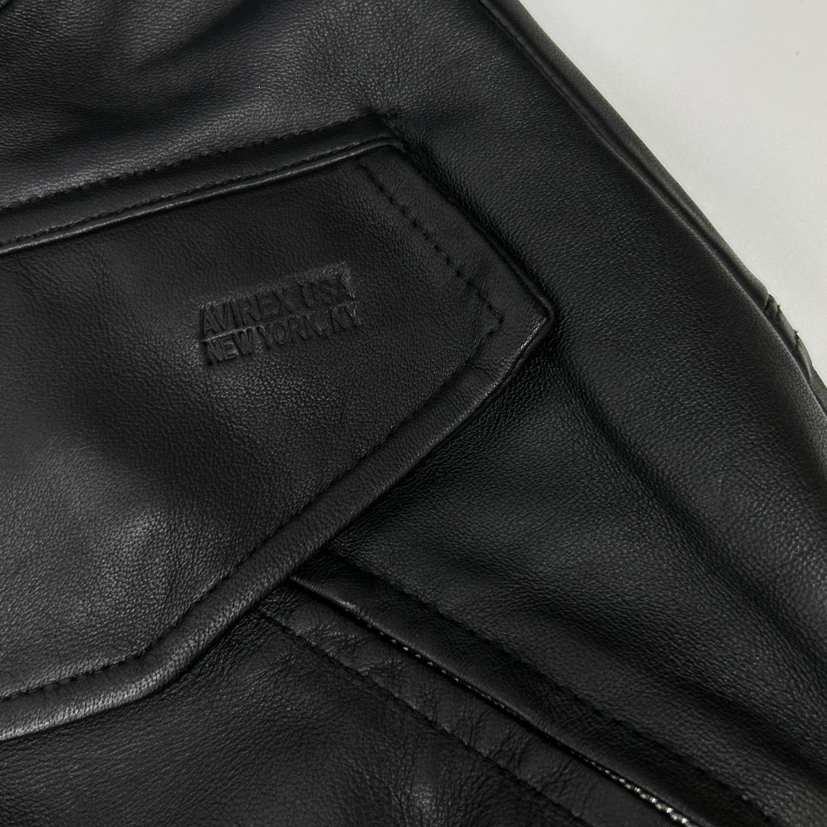 AVIREX アヴィレックス 783-5950024 ブラック LEATHER CWU BLOUSON ジャケット