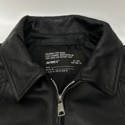 AVIREX アヴィレックス 783-5950024 ブラック LEATHER CWU BLOUSON ジャケット