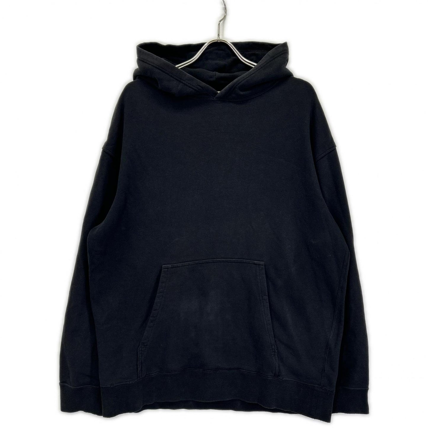 Yohji Yamamoto POUR HOMME ヨウジヤマモトプールオム 24AW HO-T87-095 ブラック バックプリント フーディ トップス