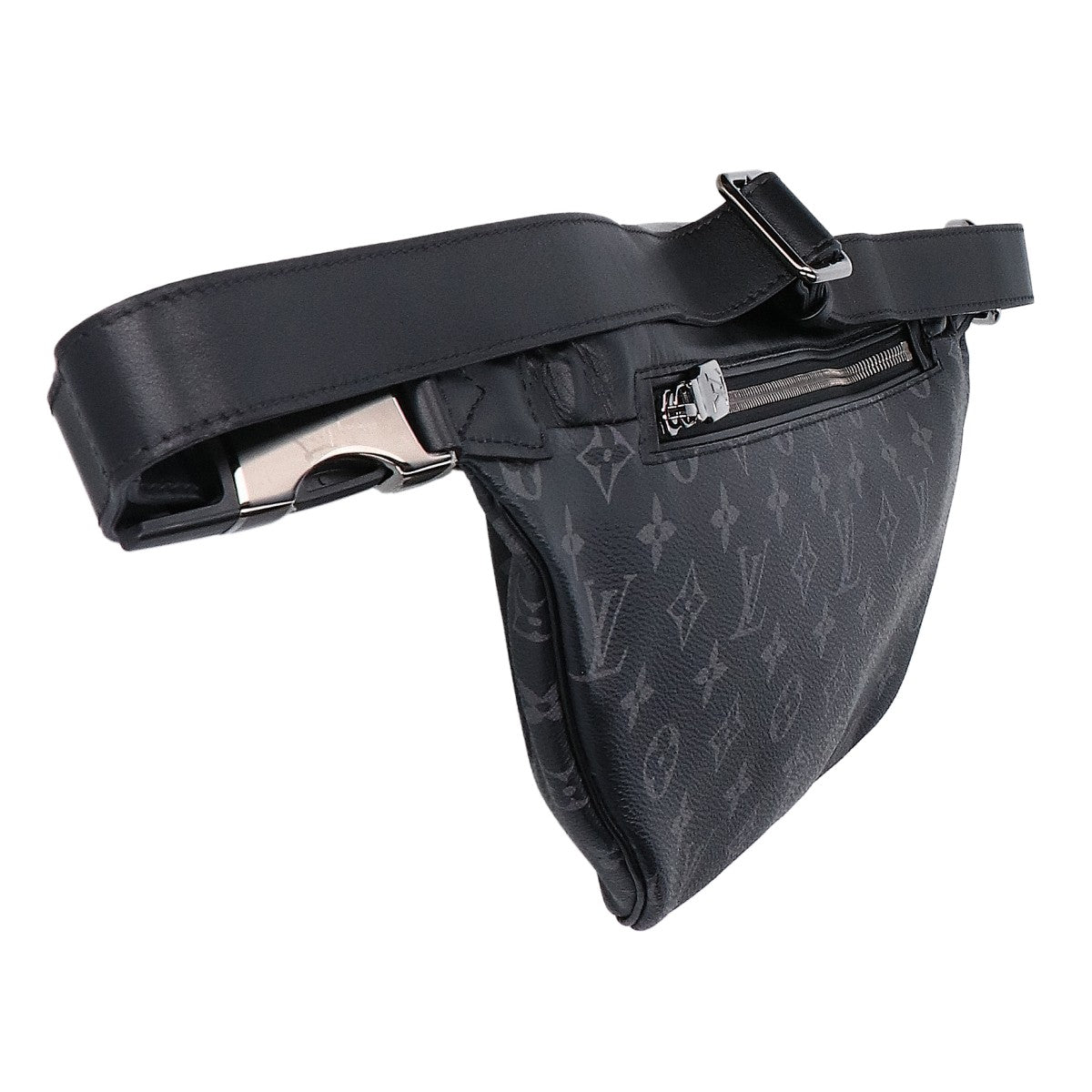 LOUIS VUITTON ルイヴィトン 新品同様 M46035 モノグラム エクリプス ディスカバリー・バムバッグ PM ボディバッグ