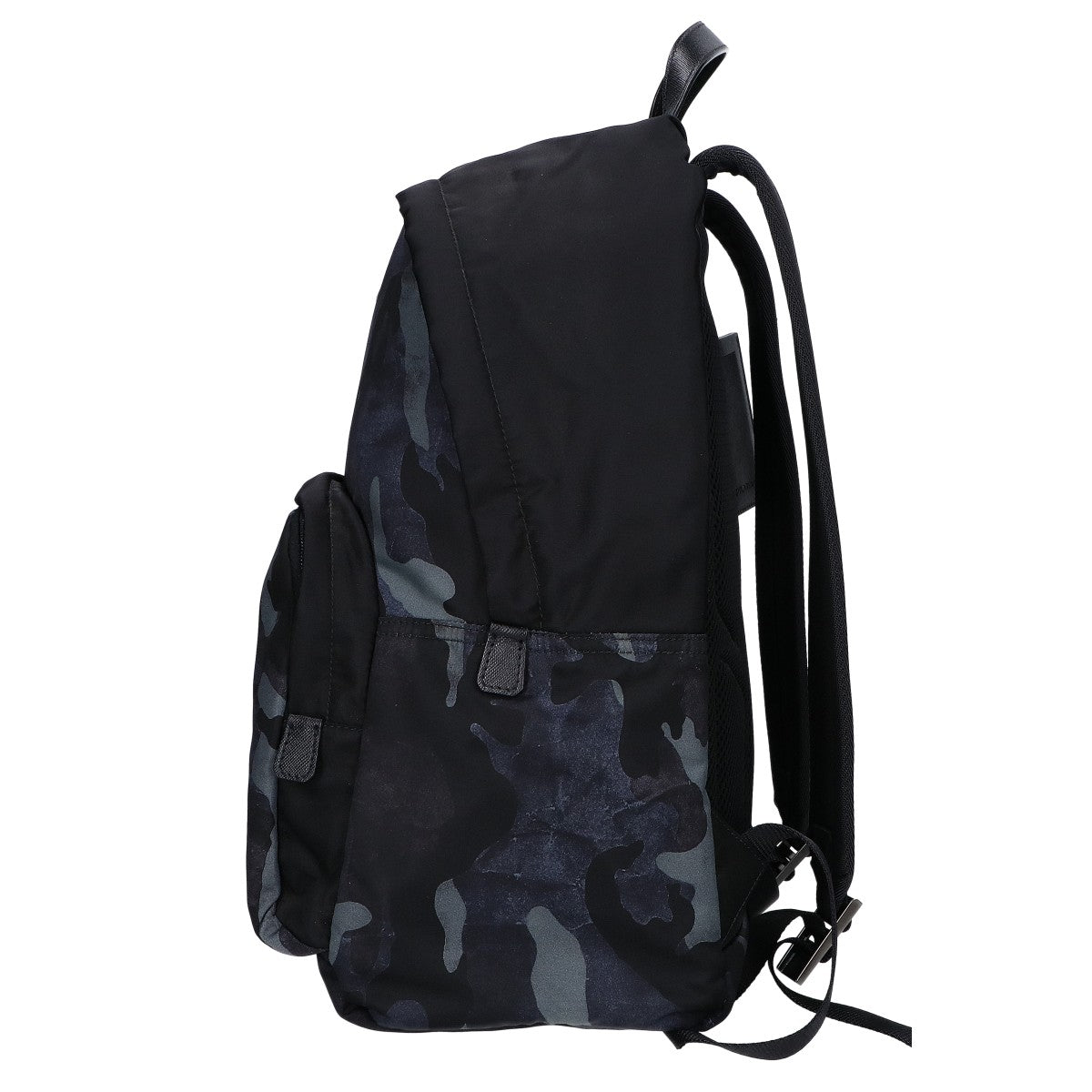 PRADA プラダ 美品 2VZ066 ナイロン カモフラージュ トライアングルプレート バックパック リュック バックパック