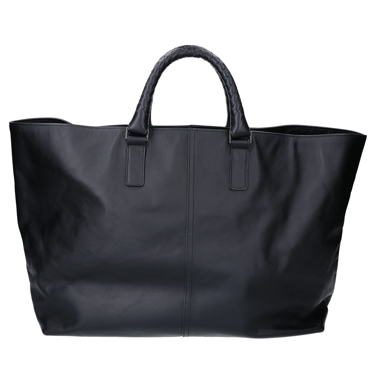 BOTTEGA VENETA ボッテガヴェネタ 【美品】レザー イントレチャートハンドル トートバッグ