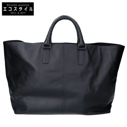 BOTTEGA VENETA ボッテガヴェネタ 【美品】レザー イントレチャートハンドル トートバッグ