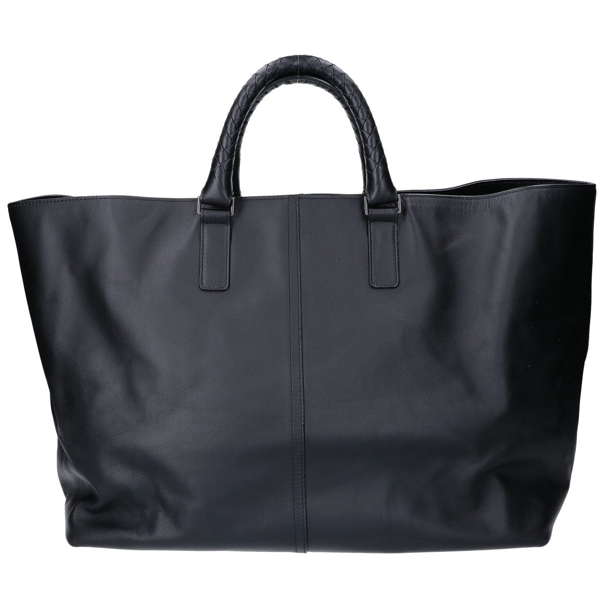 BOTTEGA VENETA ボッテガヴェネタ 【美品】レザー イントレチャートハンドル トートバッグ