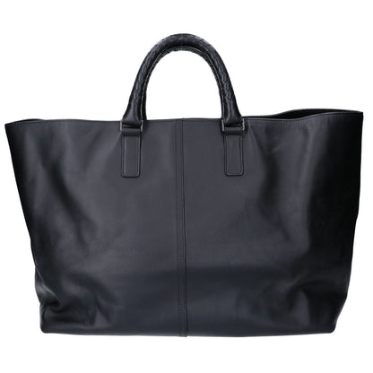 BOTTEGA VENETA ボッテガヴェネタ 【美品】レザー イントレチャートハンドル トートバッグ