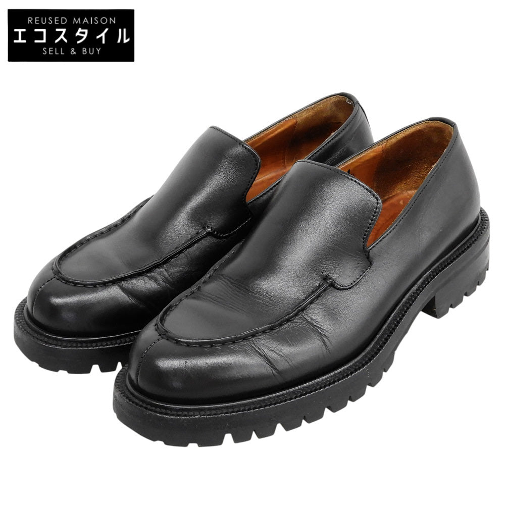 GUCCI グッチ 厚底 ローファー シューズ メンズ レザー ブラック 7 D 110 1424 シューズ