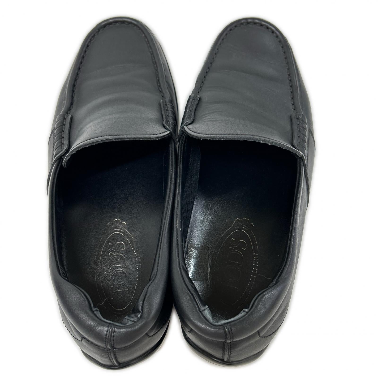 TOD'S トッズ レザー ドライビング シューズ シューズ