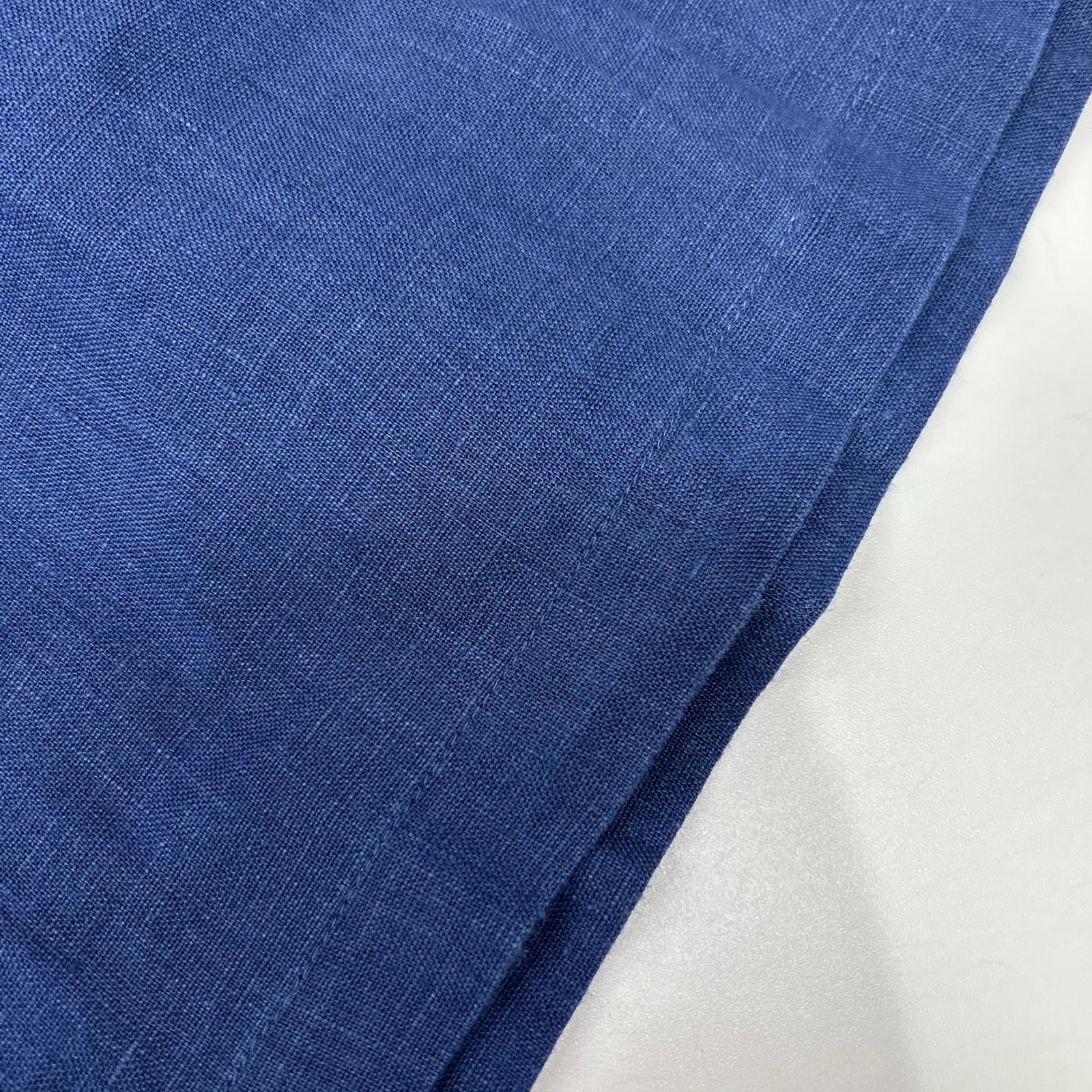 BEARDSLEY ビアズリー BEZ1011309A0004 ブルー リネン100 ポイント刺しゅうノースリーブワンピース ワンピース