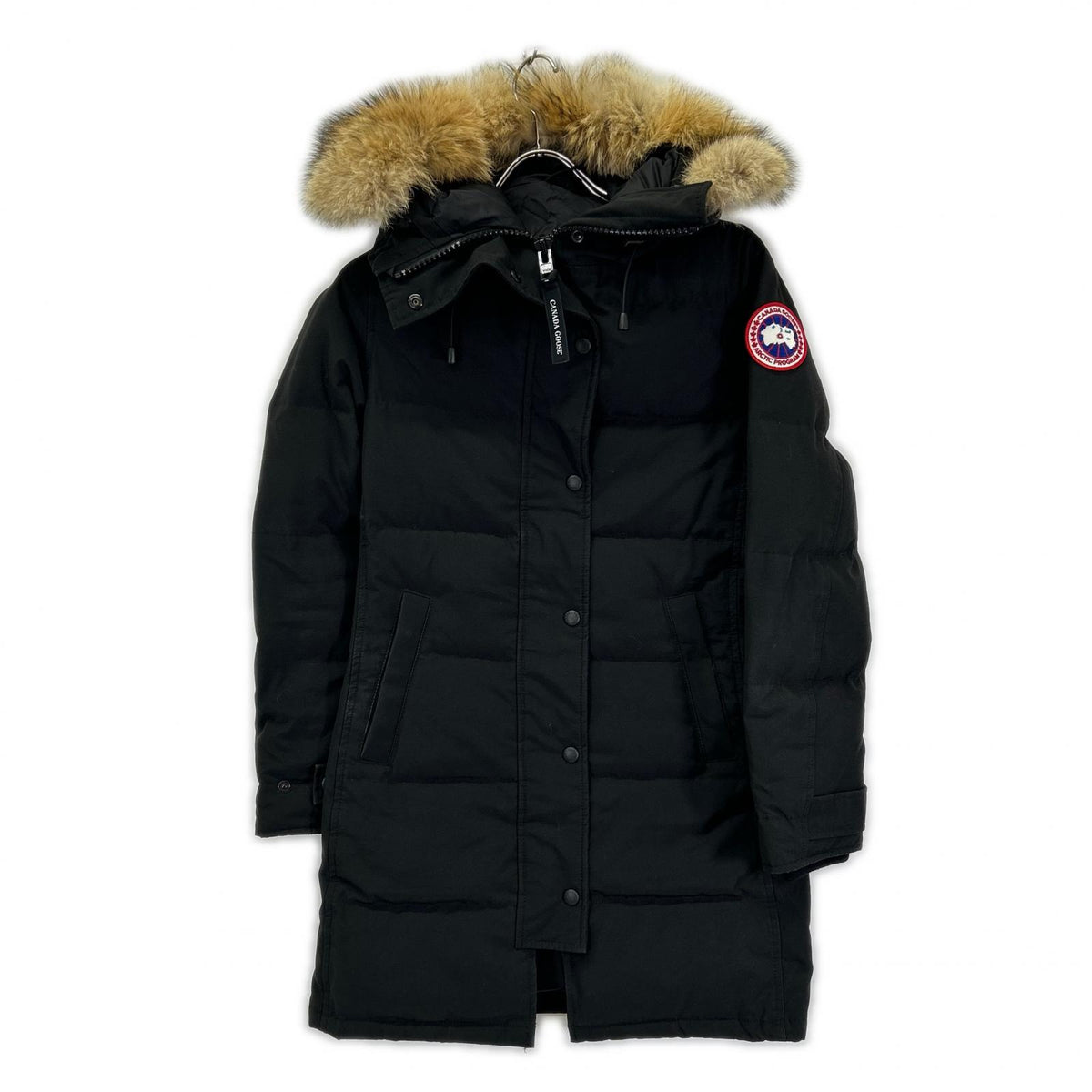 CANADA GOOSE カナダグース 2302JL ブラック マッケンジー ファー付き ダウンコート コート