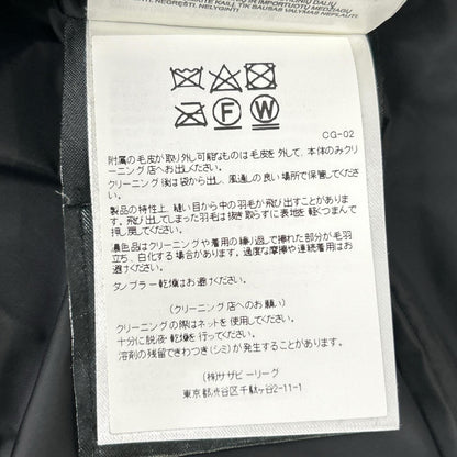 CANADA GOOSE カナダグース 2302JL ブラック マッケンジー ファー付き ダウンコート コート