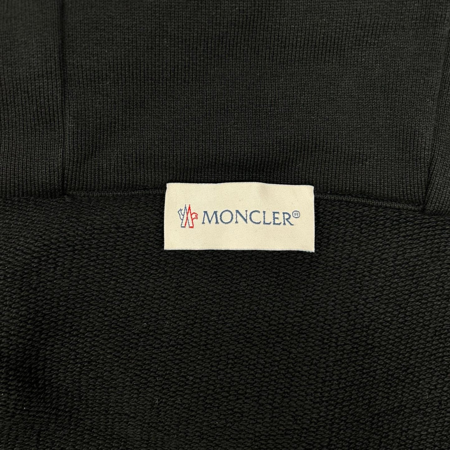 MONCLER モンクレール 20年製 ブラック MAGLIA CARDIGAN C/CAPPUCCIO エンボスロゴ フーデットジップアップパーカ トップス