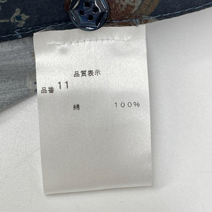 BARBA バルバ マルチカラー フラワープリントホリゾンタルカラー長袖シャツ トップス