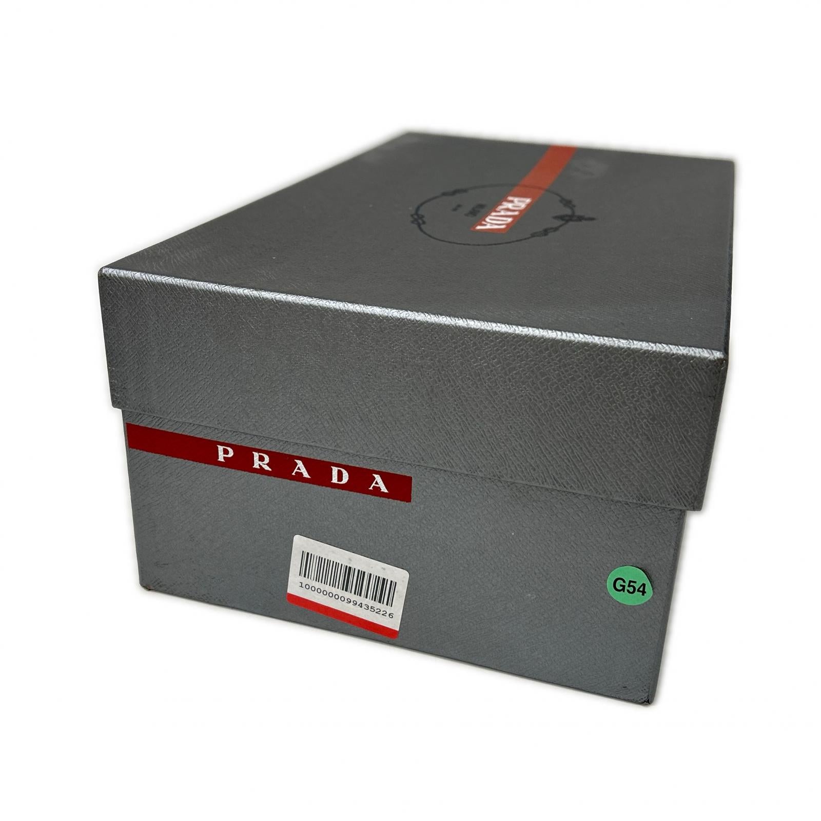 PRADA プラダ 【美品】4D2947 レザー エスパドリーユソール スリッポン シューズ