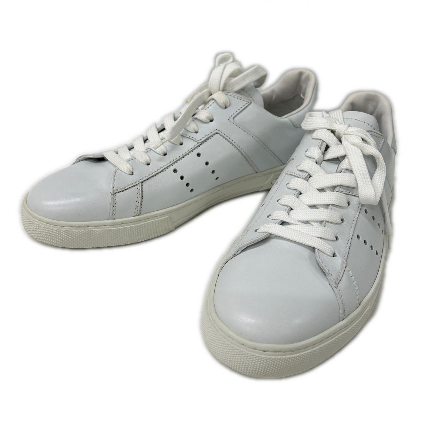 TOD'S トッズ 【美品】XXM0XY0O6707WRB001 レザー ローカット スニーカー シューズ