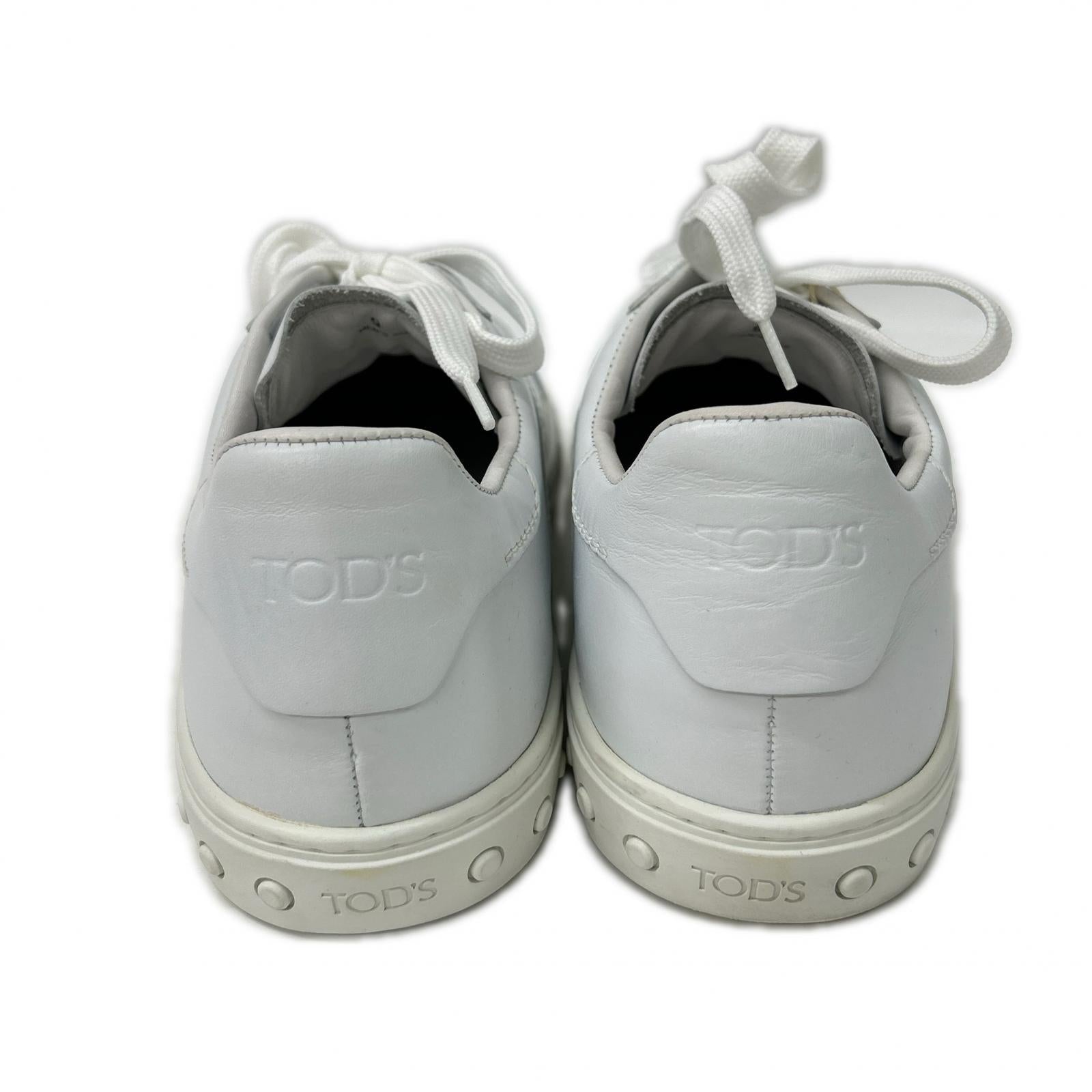 TOD'S トッズ 【美品】XXM0XY0O6707WRB001 レザー ローカット スニーカー シューズ