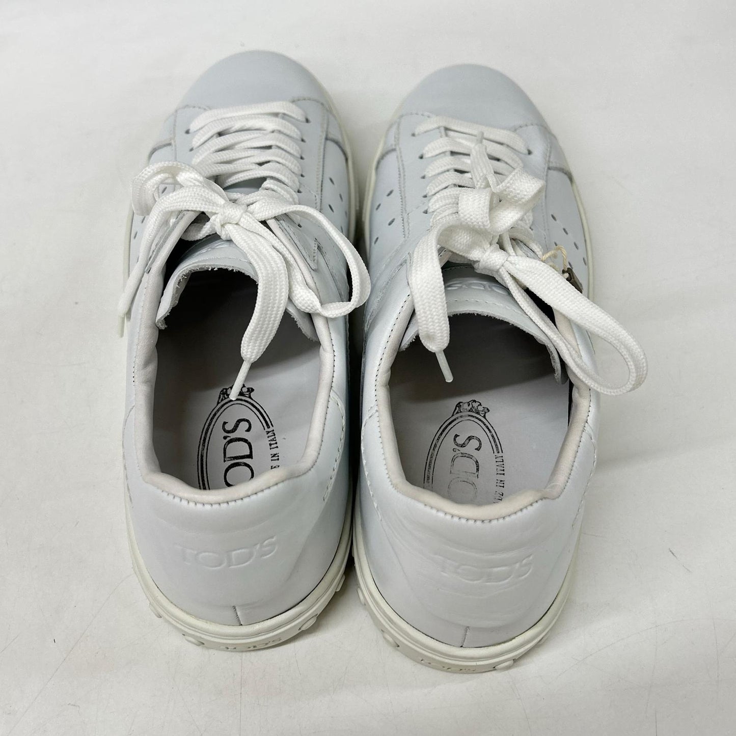 TOD'S トッズ 【美品】XXM0XY0O6707WRB001 レザー ローカット スニーカー シューズ