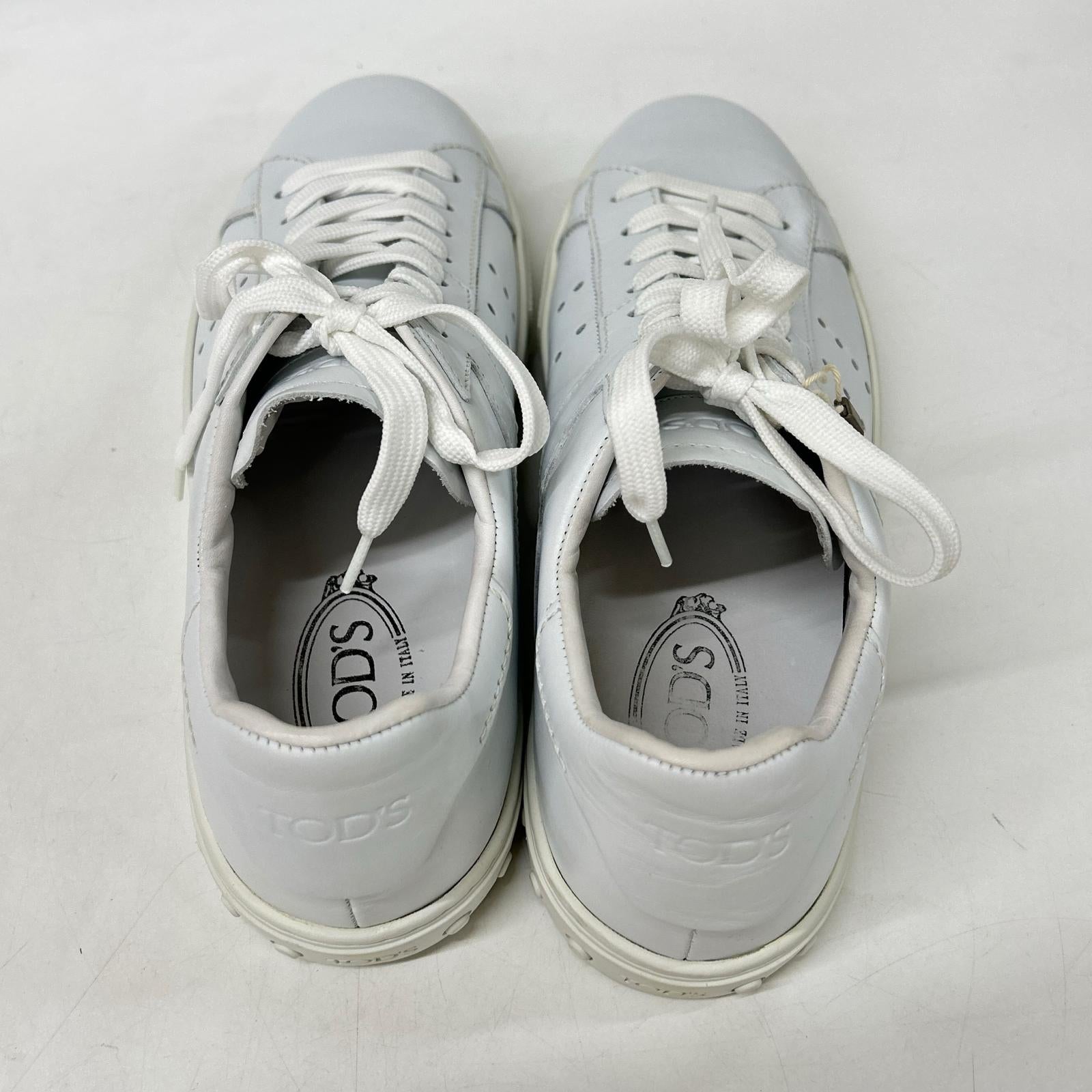 TOD'S トッズ 【美品】XXM0XY0O6707WRB001 レザー ローカット スニーカー シューズ
