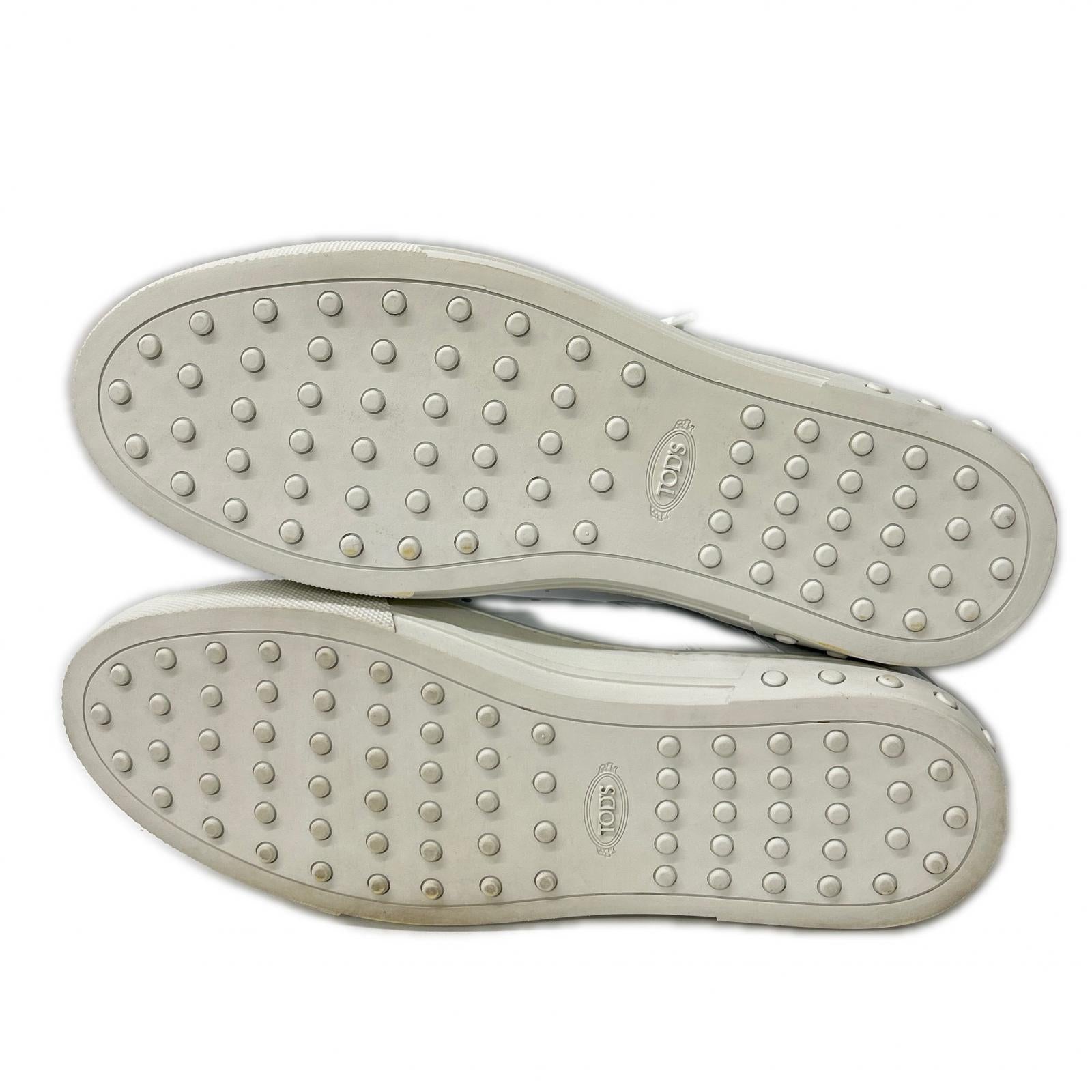 TOD'S トッズ 【美品】XXM0XY0O6707WRB001 レザー ローカット スニーカー シューズ