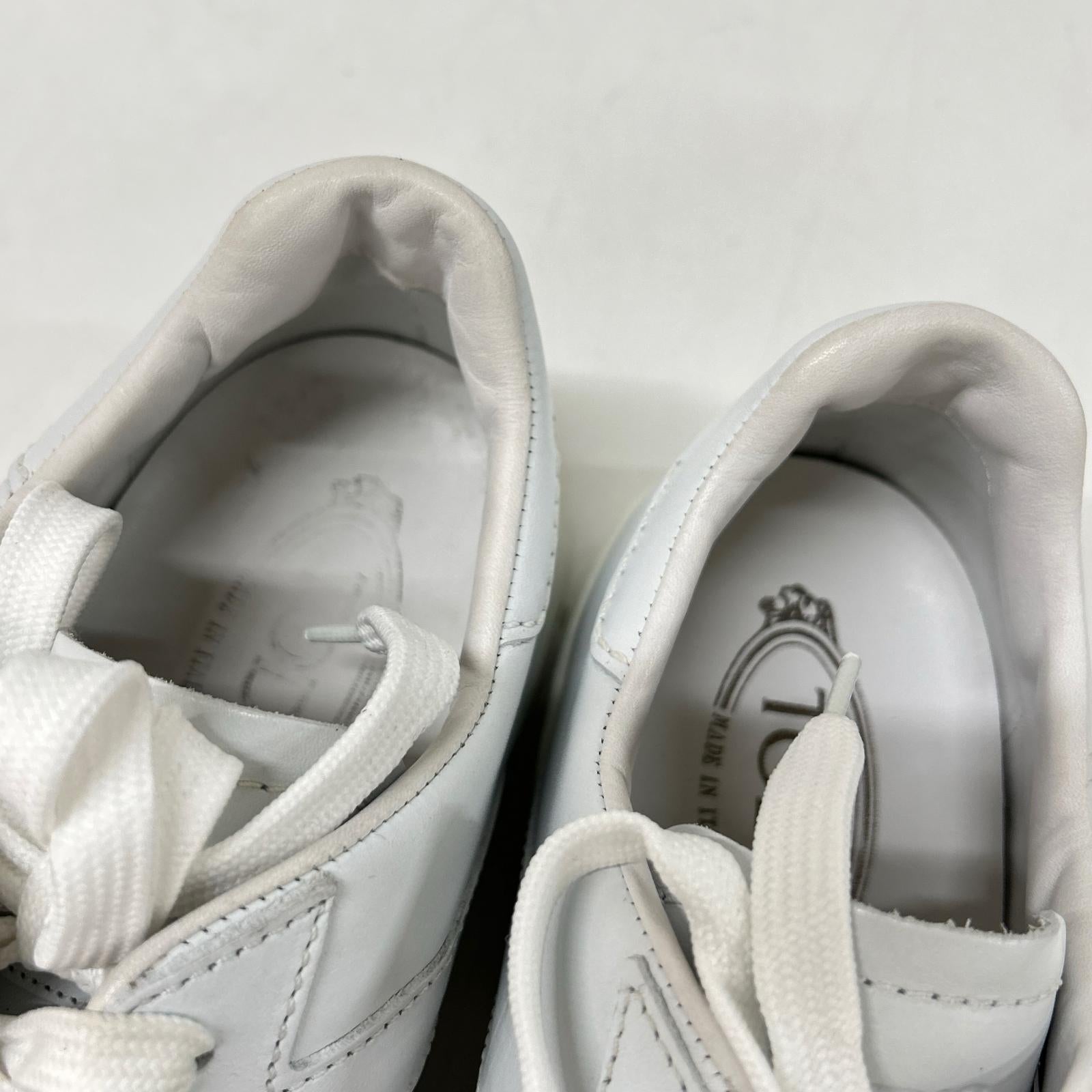 TOD'S トッズ 【美品】XXM0XY0O6707WRB001 レザー ローカット スニーカー シューズ
