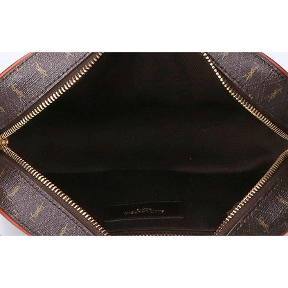 SAINT LAURENT PARIS サンローランパリ 新品未使用 669957 コーティングキャンバスxスムースカーフ ル・モノグラム カメラバッグ ショルダーバッグ