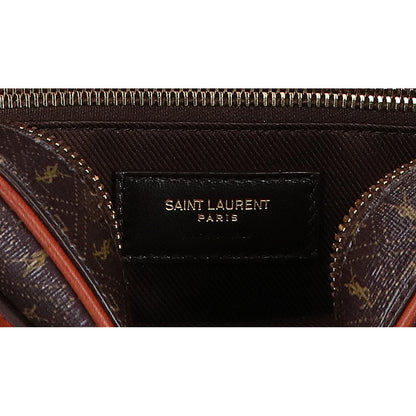 SAINT LAURENT PARIS サンローランパリ 新品未使用 669957 コーティングキャンバスxスムースカーフ ル・モノグラム カメラバッグ ショルダーバッグ
