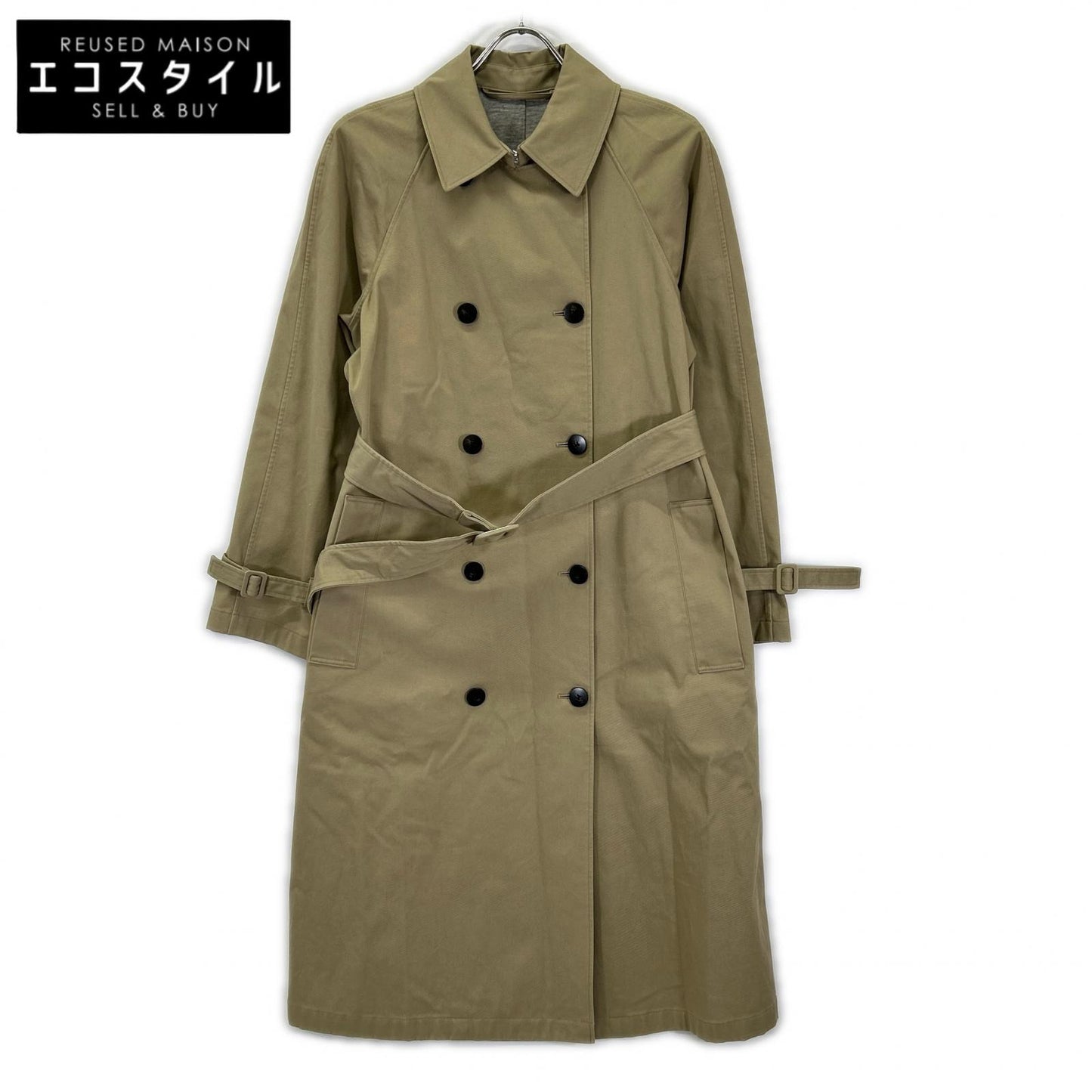 Theory セオリー 01-2109600 ベージュ ボンドツイル クラシックトレンチコート コート