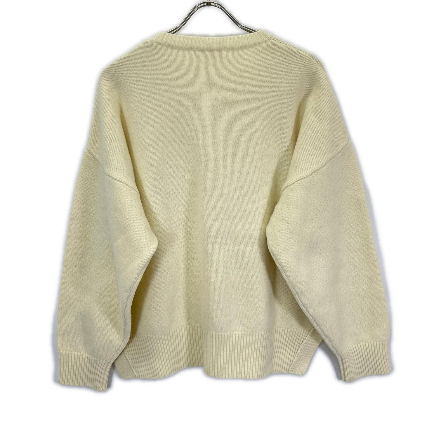 ENFOLD エンフォルド 25AW 300IA270-2501 アイボリー ウール100 CIRCLE CARDIGAN/サークルカーディガン トップス