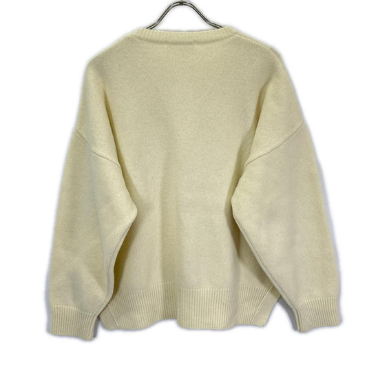 ENFOLD エンフォルド 25AW 300IA270-2501 アイボリー ウール100 CIRCLE CARDIGAN/サークルカーディガン トップス