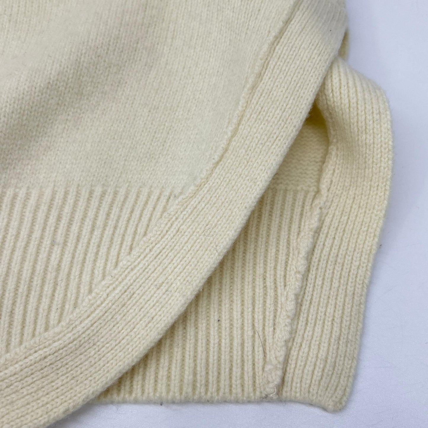 ENFOLD エンフォルド 25AW 300IA270-2501 アイボリー ウール100 CIRCLE CARDIGAN/サークルカーディガン トップス