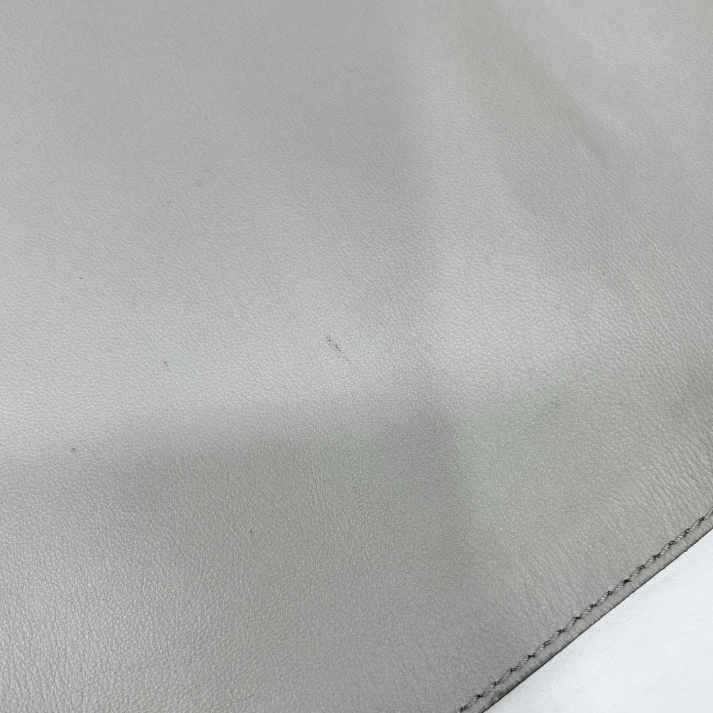 LOEWE ロエベ S540Y20L12 ライトグレー ラムスキン エラスティケイテッド レザートラウザーズ パンツ ボトムス