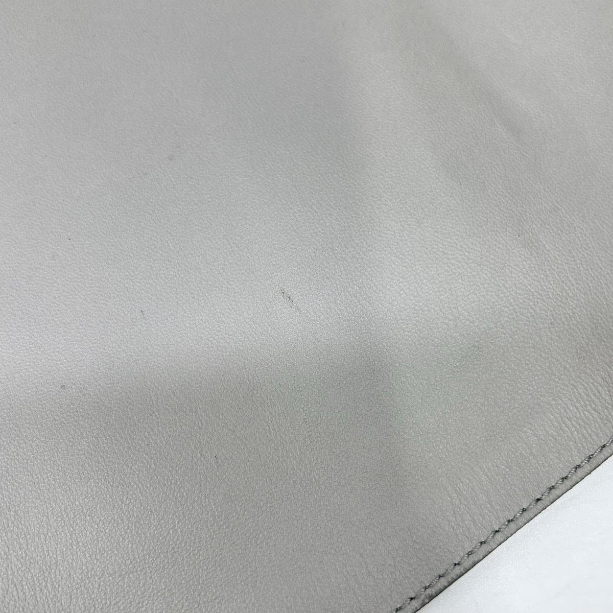 LOEWE ロエベ S540Y20L12 ライトグレー ラムスキン エラスティケイテッド レザートラウザーズ パンツ ボトムス