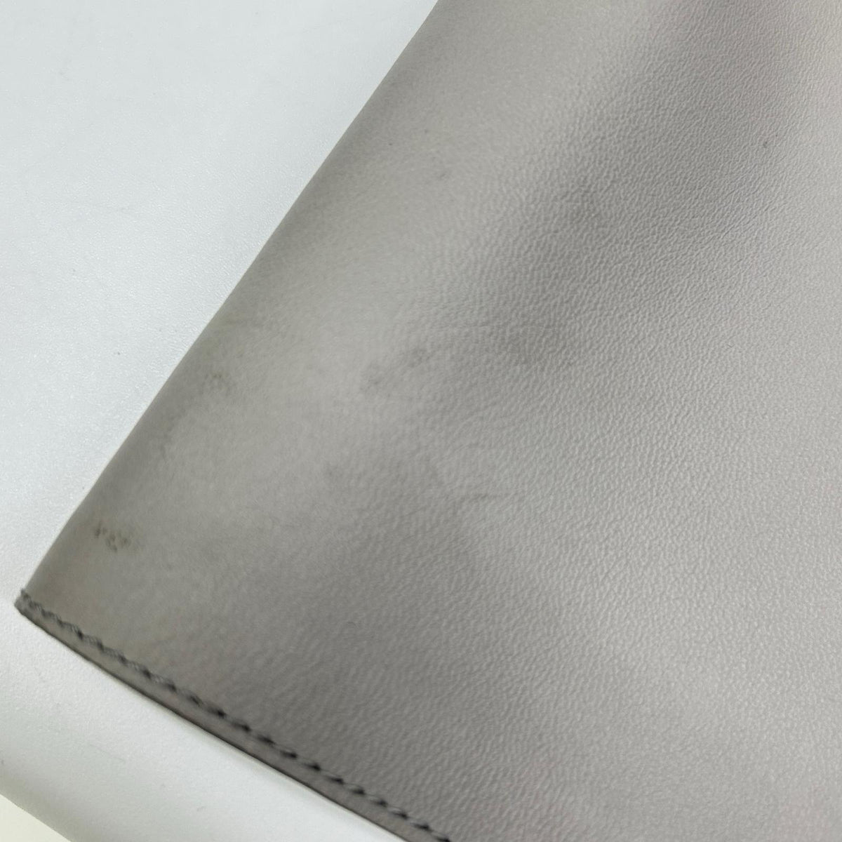 LOEWE ロエベ S540Y20L12 ライトグレー ラムスキン エラスティケイテッド レザートラウザーズ パンツ ボトムス