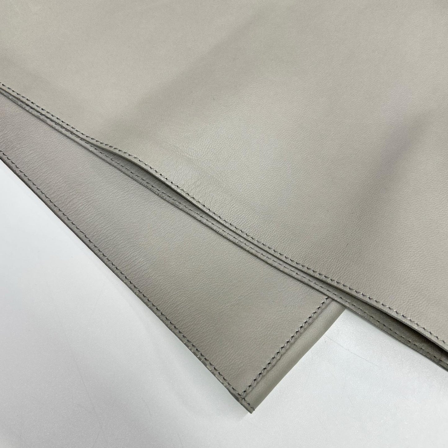 LOEWE ロエベ S540Y20L12 ライトグレー ラムスキン エラスティケイテッド レザートラウザーズ パンツ ボトムス