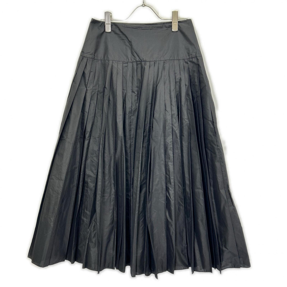 Christian Dior クリスチャンディオール 7H21326A1611 ブラック ナイロン ロング プリーツスカート スカート