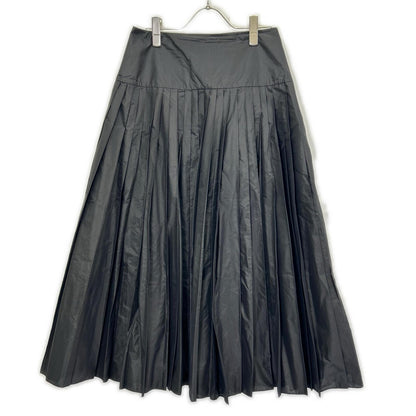 Christian Dior クリスチャンディオール 7H21326A1611 ブラック ナイロン ロング プリーツスカート スカート